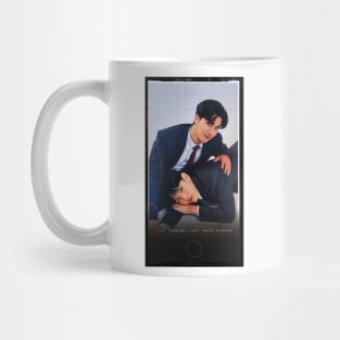 TayNew Cherry Magic Dark Blue Kiss Thai BL Mug